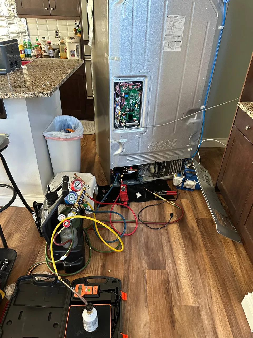 Sealed system service setup